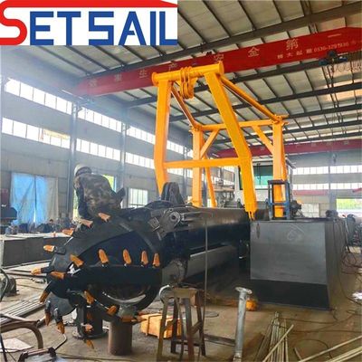 Excavadora hidráulica de succión con distancia de descarga de 15 km y motor diesel importado
