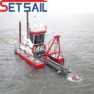 Excavadora hidráulica de succión con distancia de descarga de 15 km y motor diesel importado