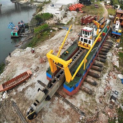 Dredger de succión de 10 pulgadas con bomba de arena de Shijiazhuang...