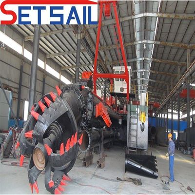 68000.000kg paquete peso bruto 10 pulgadas cortador excavadora de succión con motor diesel