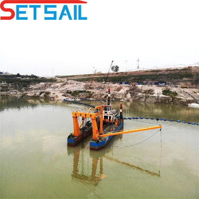 1500m3 cortador de flujo de agua draga de succión para proyectos mineros en aplicaciones marinas