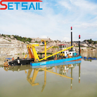 1500m3 cortador de flujo de agua draga de succión para proyectos mineros en aplicaciones marinas