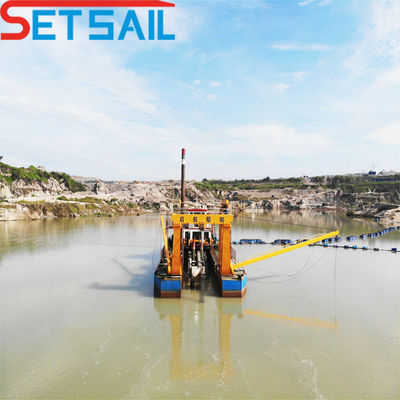 1500m3 cortador de flujo de agua draga de succión para proyectos mineros en aplicaciones marinas