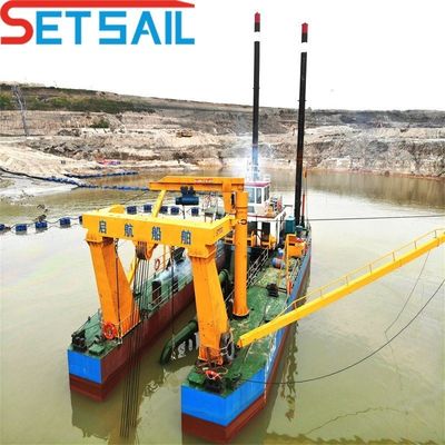 1500m3 cortador de flujo de agua draga de succión para proyectos mineros en aplicaciones marinas