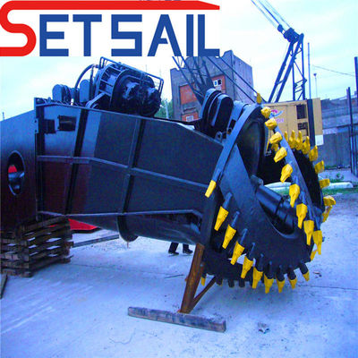 Excavadora hidráulica con motor diésel de corte de espuma excavadora de succión para un caudal máximo de agua de 20000 m3