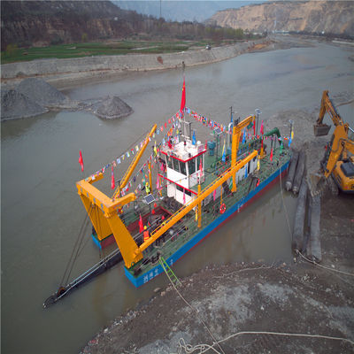 Equipo de excavación de succión de la cabeza del cortador de botas de anclaje hidráulico con motor diesel Cummins