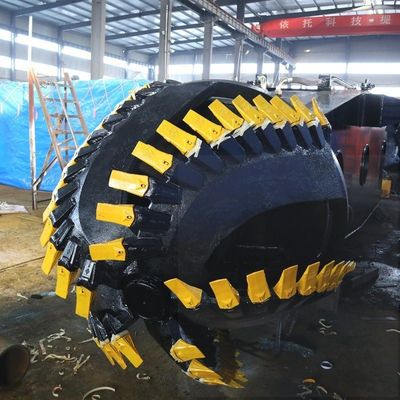 Equipo de excavación de succión de la cabeza del cortador de botas de anclaje hidráulico con motor diesel Cummins
