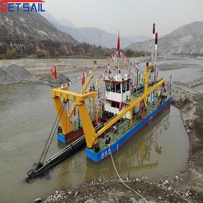 31.1 Meter longitud total EE.UU. conjunto vela 10 pulgadas cortador de succión de sedimento excavadora con dientes cortadores