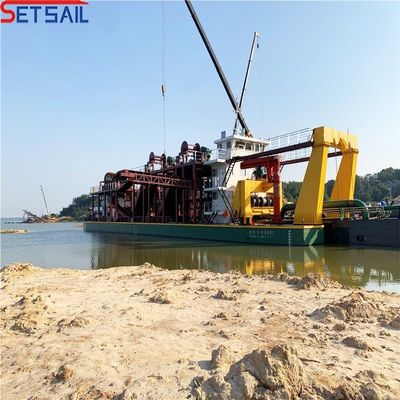 31.1 Meter longitud total EE.UU. conjunto vela 10 pulgadas cortador de succión de sedimento excavadora con dientes cortadores
