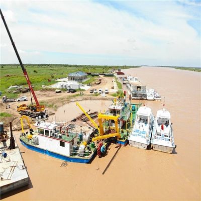 Motor diesel de 50kw de potencia 8 pulgadas de corte de succión de arena barco con Rexroth bomba hidráulica