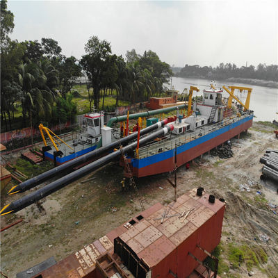 Motor diesel de 50kw de potencia 8 pulgadas de corte de succión de arena barco con Rexroth bomba hidráulica