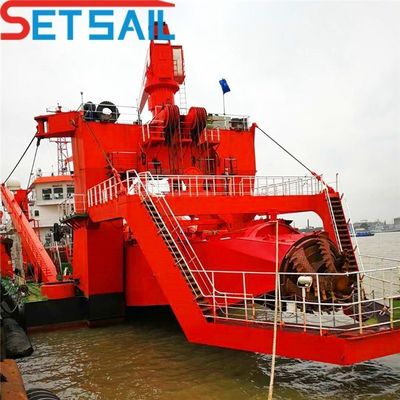 Tipo de ranura CTN Motor diésel personalizado Bomba hidráulica de 8 pulgadas cortador de succión Barco de arena