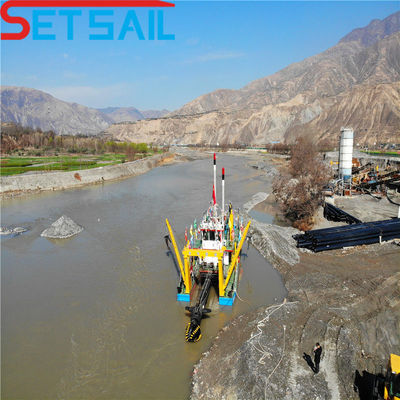 160m3-4000m3 Capacidad cortador de control hidráulico excavadora de succión con bomba de arena submarina