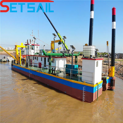160m3-4000m3 Capacidad cortador de control hidráulico excavadora de succión con bomba de arena submarina