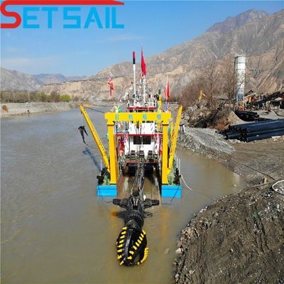 160m3-4000m3 Capacidad cortador de control hidráulico excavadora de succión con bomba de arena submarina