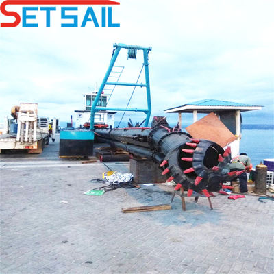 Flujo de agua 800m3 motor diesel 8 pulgadas cortador excavadora de succión con solicitud personalizada