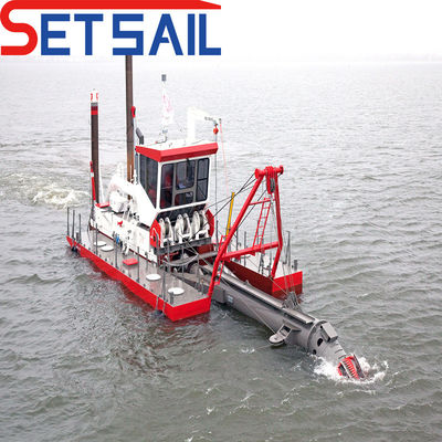 Rexroth Hydraulic Double Diesel Engine Cutter Excavadora de arena de succión con bomba hidráulica