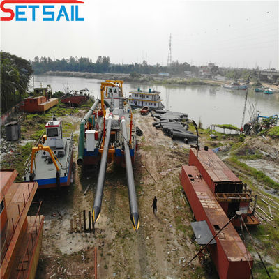 Servicio post-venta de toda la vida 8 pulgadas cortador excavadora de succión con bomba de arena de Shijiazhuang