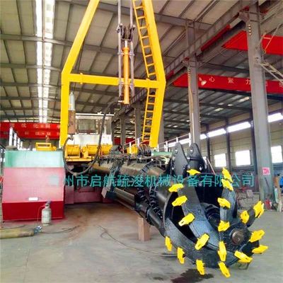 Máquina de dragado fluvial tipo ranura CTS cortador hidráulico dragado de succión con motor Cummins