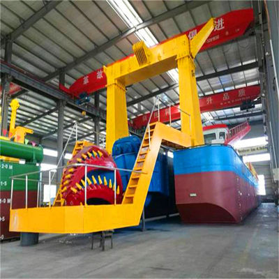Máquina de dragado fluvial tipo ranura CTS cortador hidráulico dragado de succión con motor Cummins
