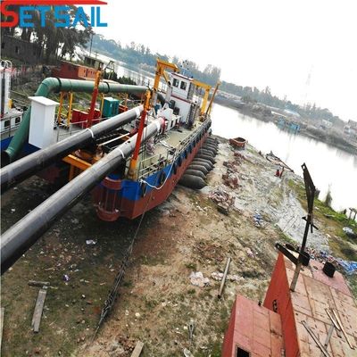 Ancho total 5,5 metros personalizado hecho en 8 pulgadas de río excavadora de arena