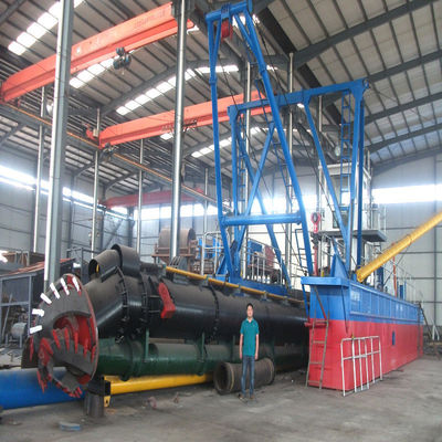 Excavadora de arena con motor diesel personalizada con una distancia máxima de descarga de 2 kilómetros