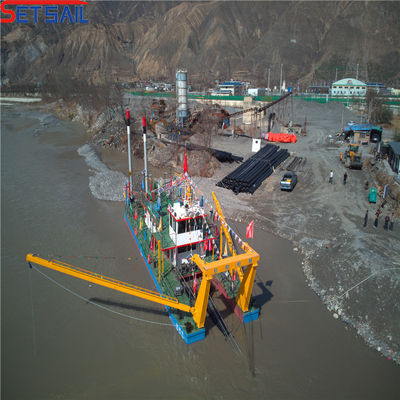 Nuevo diseño de 8 pulgadas cortador de succión de dragado con Siemens PLC y bomba de arena Shijiazhuang