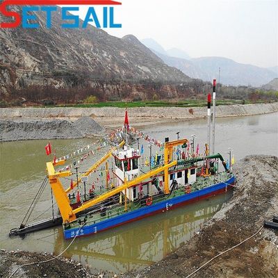 Excavadora de arena de succión de 8 pulgadas para río CTN Tipo de ranura Cummins Motor principal de 230kw
