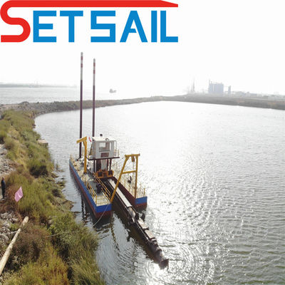 Máquina de excavación de arena de aspiración con motor diésel