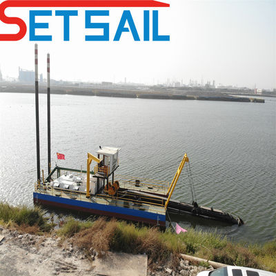 Máquina de excavación de arena de aspiración con motor diésel