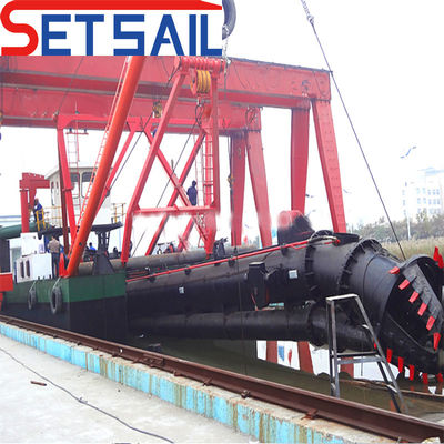 46 Meter Head Shijiazhuang bomba de arena 8 pulgadas cortador excavadora de succión con sistema de mornitoring