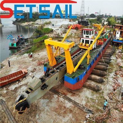 16-46 m de longitud total Máquina de excavación de succión con cortador hidráulico para el mercado de Malasia