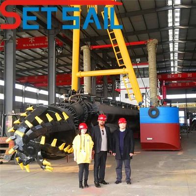 16-46 m de longitud total Máquina de excavación de succión con cortador hidráulico para el mercado de Malasia