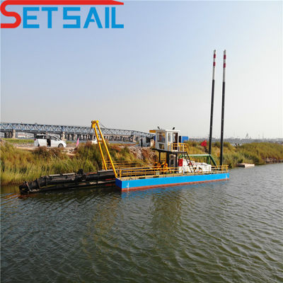 Excavadora de succión de cortador de 8 pulgadas avanzada con potencia de cabeza de cortador de 50kw y Rexroth Hydraulic