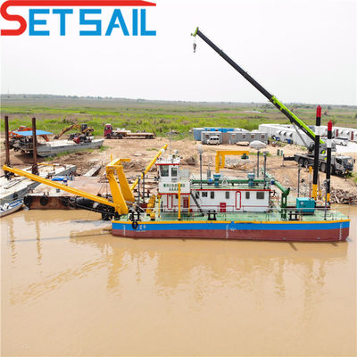 Excavadora de succión de cortador de 8 pulgadas avanzada con potencia de cabeza de cortador de 50kw y Rexroth Hydraulic