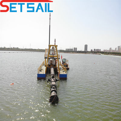 Excavadora de succión de cortador de 8 pulgadas avanzada con potencia de cabeza de cortador de 50kw y Rexroth Hydraulic