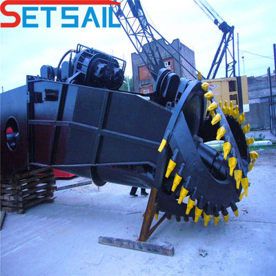 Excavadora de succión de cortador de 8 pulgadas avanzada con potencia de cabeza de cortador de 50kw y Rexroth Hydraulic