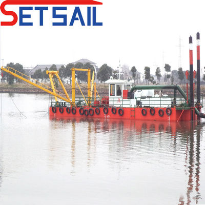 Dredger de succión de corte de ABB con distancia de descarga de 500-5000 m y motor diesel