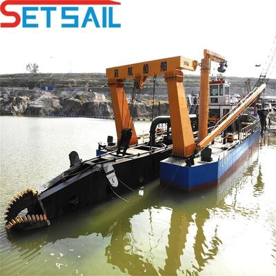 Motor diesel Weichai 6 pulgadas cortador de succión excavadora de arena para la minería de arena de trabajo pesado