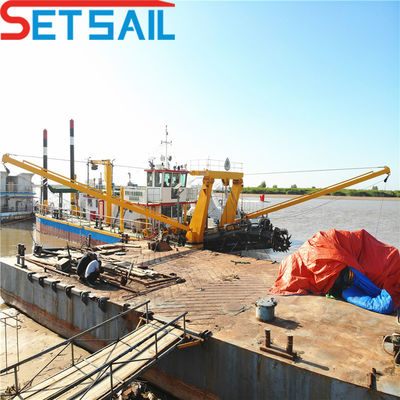 Posicionamiento del Spud hidráulico o del Spud Carrier Way Cutter Excavadora de arena de succión con tubo HDPE