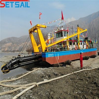 Tecnología Cummins Motor diesel Rexroth Hydraulic Cutter Head Dredger para el dragado