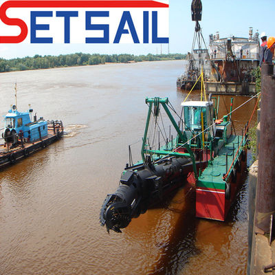 Dredger de succión con doble bomba de arena y portador de espuma