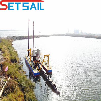 Altura total 1,26 metros 6 pulgadas máquina de dragado de succión cortador para el depósito tipo ranura CTN