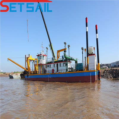 Dredger de arena del río de 8 pulgadas / Dredger de barro / Dredger de arcilla QH-D97 con flujo de agua de 5000m3