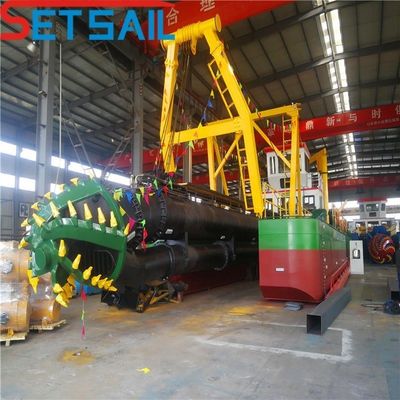 Dredger de arena del río de 8 pulgadas / Dredger de barro / Dredger de arcilla QH-D97 con flujo de agua de 5000m3