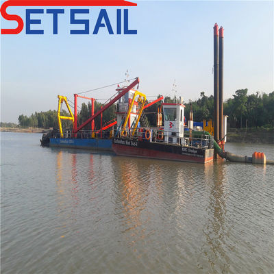 QHCSD-283 Dredger de arena de aspiración con motor diesel de 18 metros