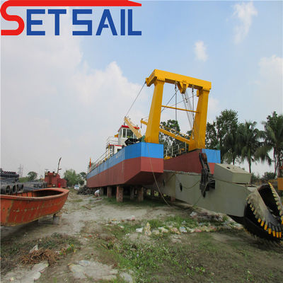 QHCSD-283 Dredger de arena de aspiración con motor diesel de 18 metros