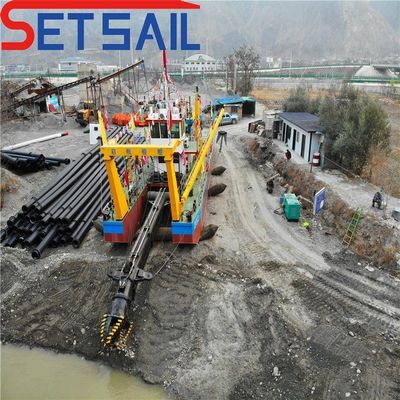 QHCSD-283 Dredger de arena de aspiración con motor diesel de 18 metros