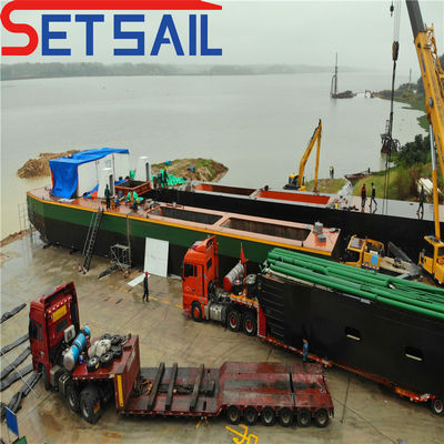 QHCSD-283 Dredger de arena de aspiración con motor diesel de 18 metros