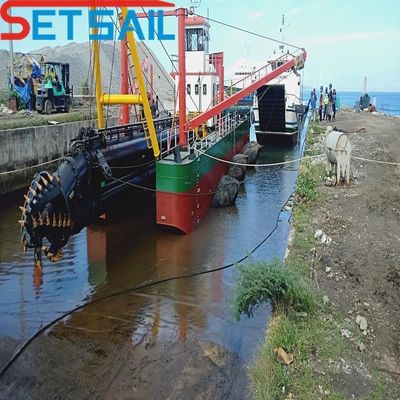 24 pulgadas Cummins motor diésel Power Cutter excavadora de succión con y 2t peso de anclaje